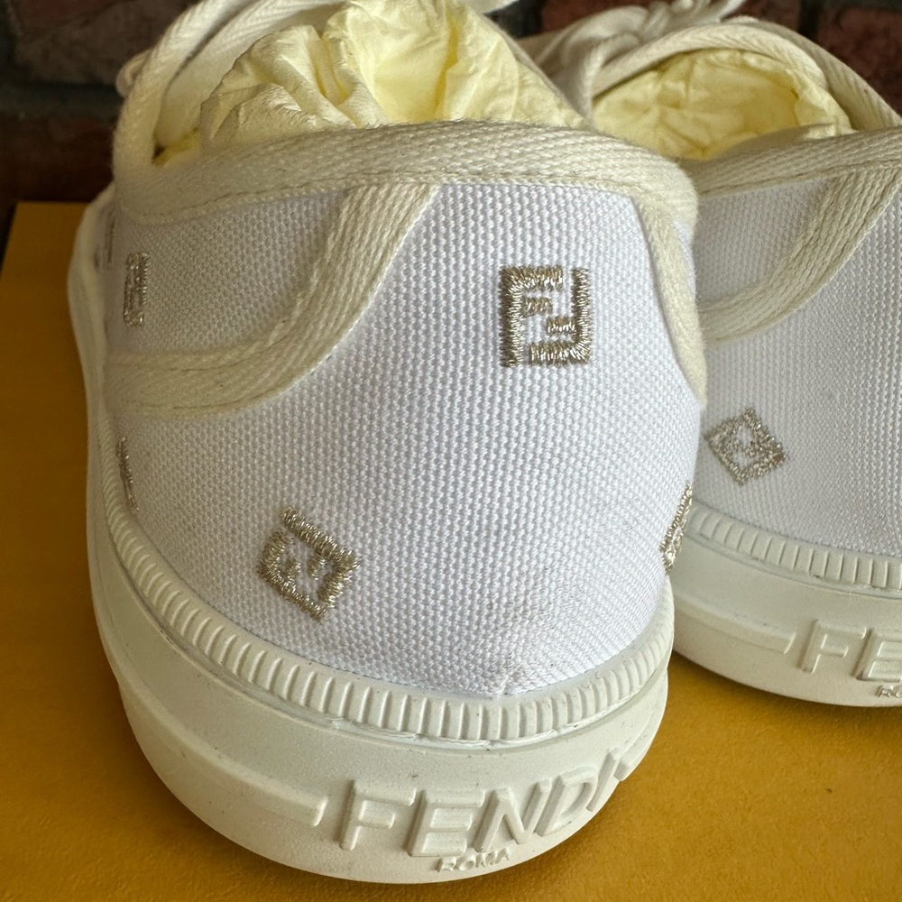 Fendi canvas domino sneakers - Picture 6 of 7